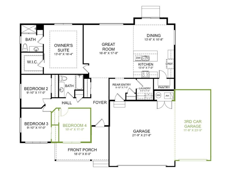 Main Level Floor Plan